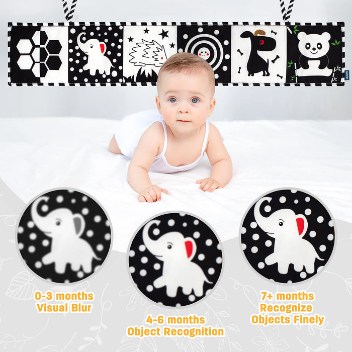 Black and White Baby Cloth Book