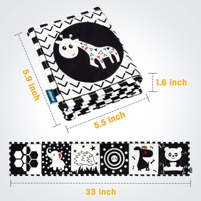 Black and White Baby Cloth Book