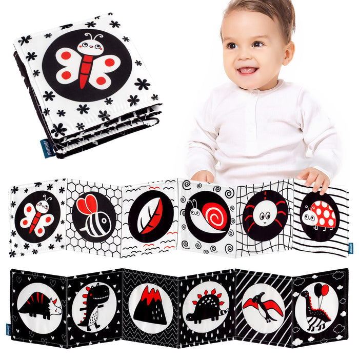 Black and White Baby Cloth Book