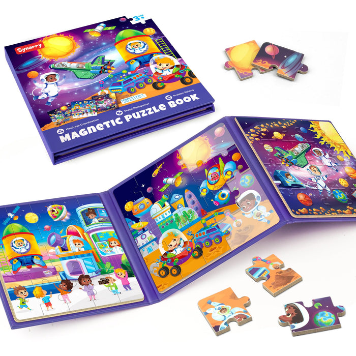 Magnetic Space Adventure Puzzles