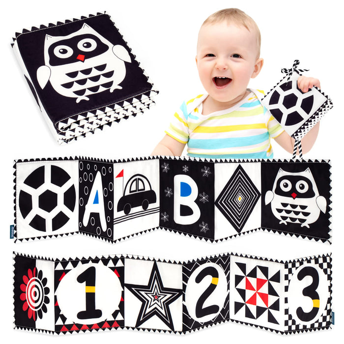 Black and White Baby Cloth Book