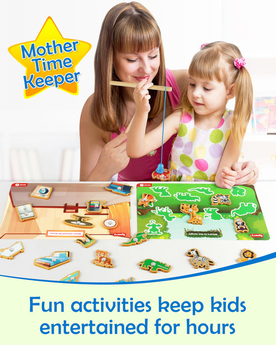 Wooden Magnetic Sight Word Fishing