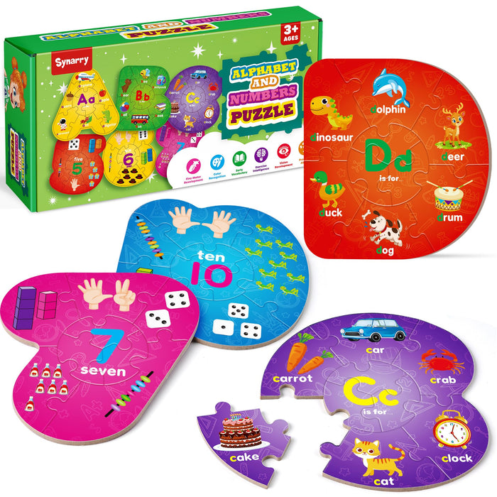 Alphabet and Number Learning Puzzle