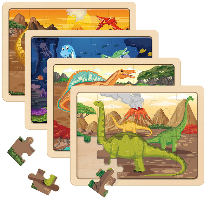 Large Dinosaur Wooden Puzzles