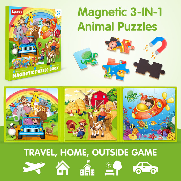 Animal Puzzles Magnetic Puzzles