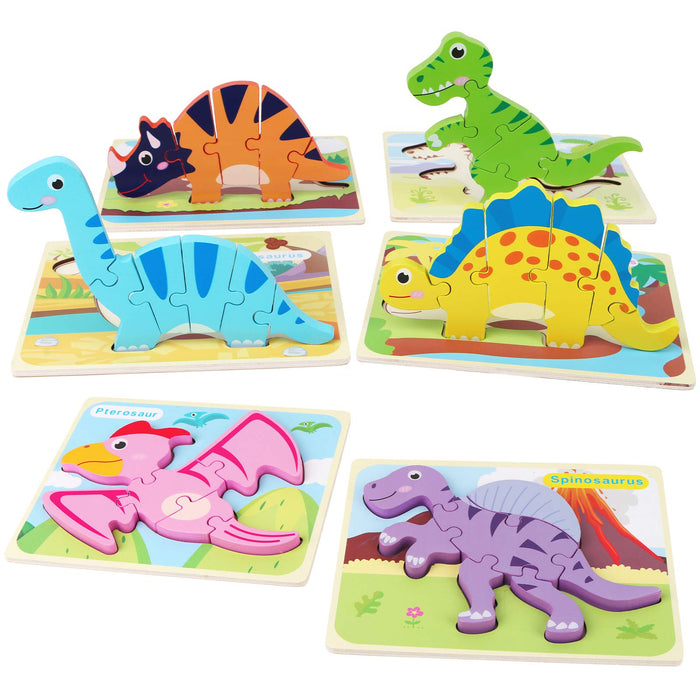 3D Dinosaur Puzzles for Toddlers