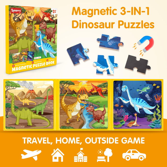 Magnetic Dinosaur Puzzles