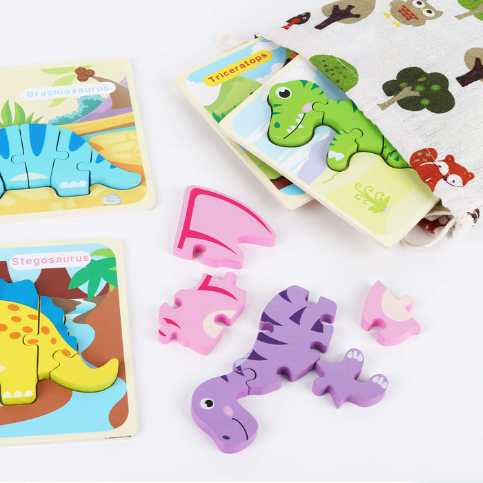 3D Dinosaur Puzzles for Toddlers