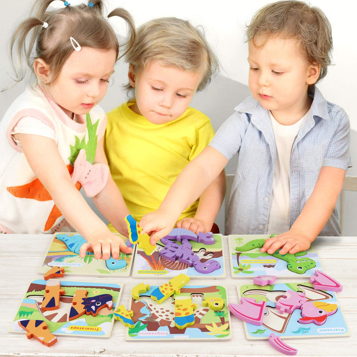 3D Dinosaur Puzzles for Toddlers