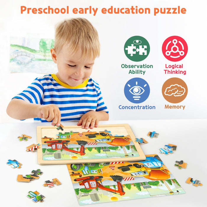 Mixed animal theme Wooden Puzzles