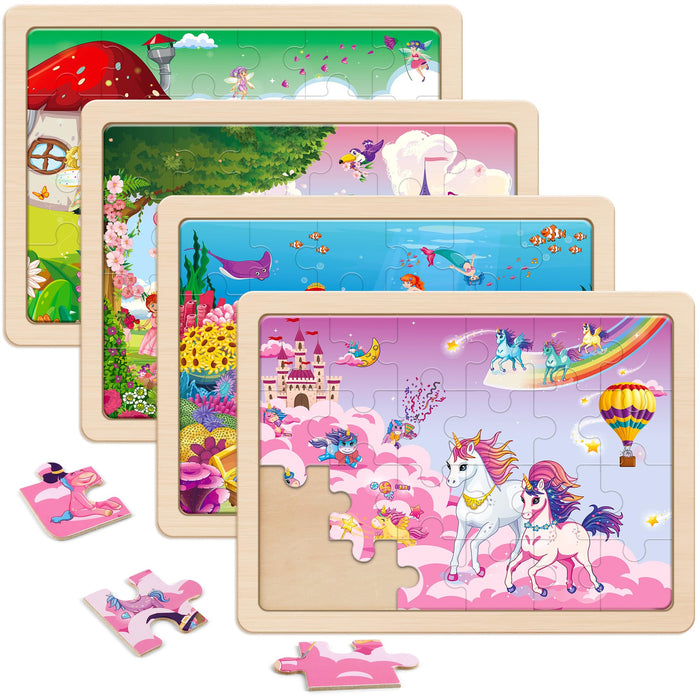 Enchanted Flower Fairy Puzzle Set