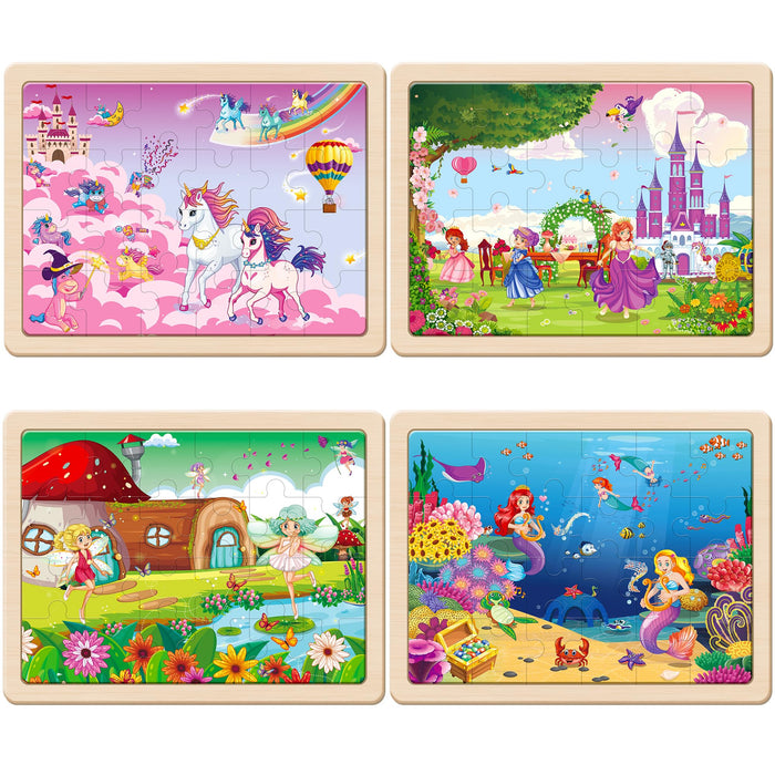 Enchanted Flower Fairy Puzzle Set