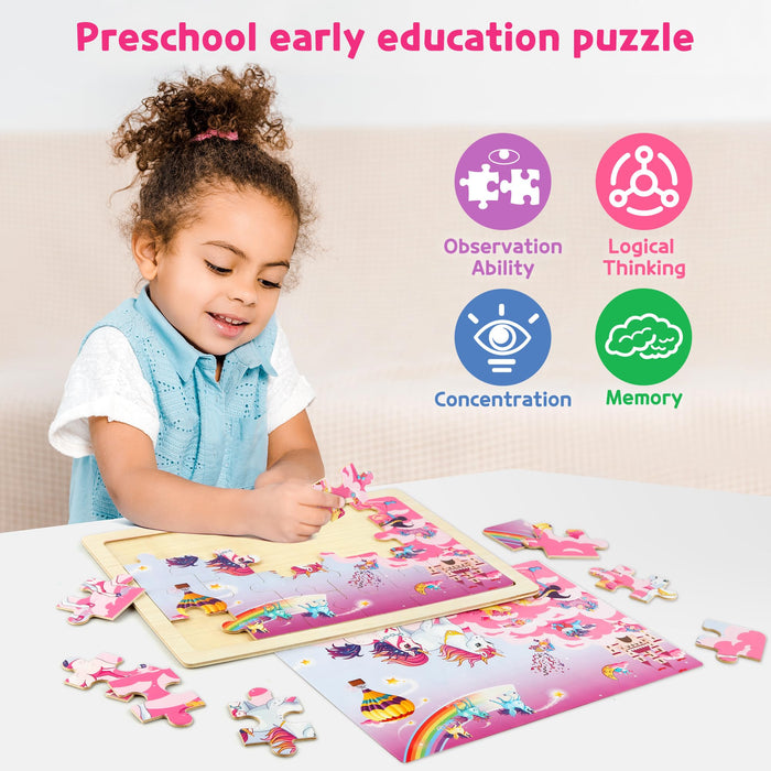 Enchanted Flower Fairy Puzzle Set