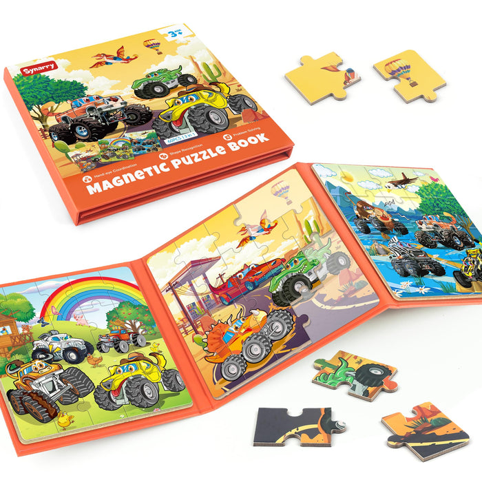 Car Airplane Road Trip Magnetic Puzzles