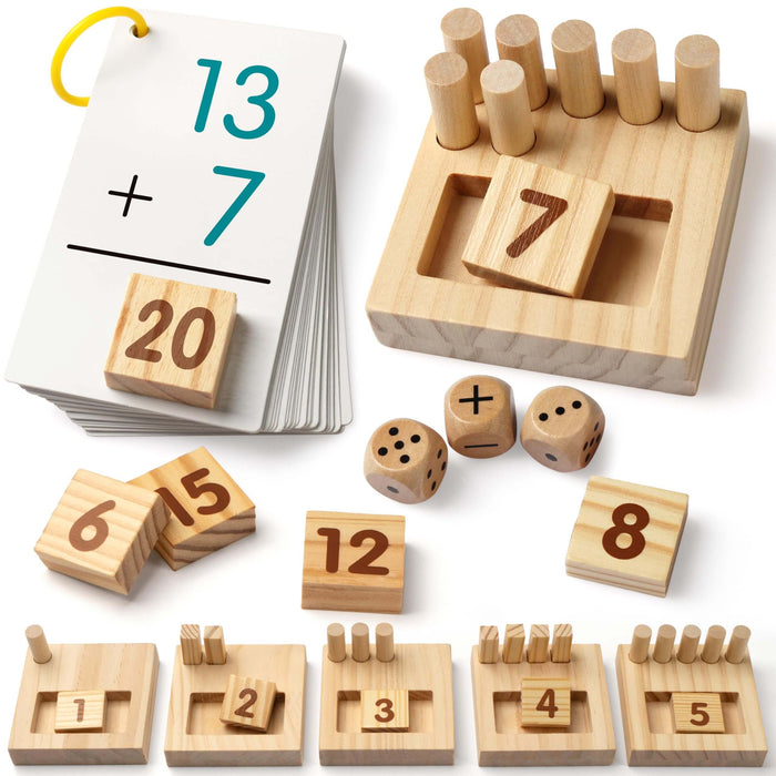 Wooden Counting Peg Boards