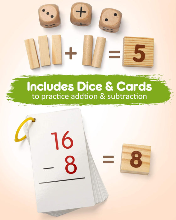 Wooden Counting Peg Boards