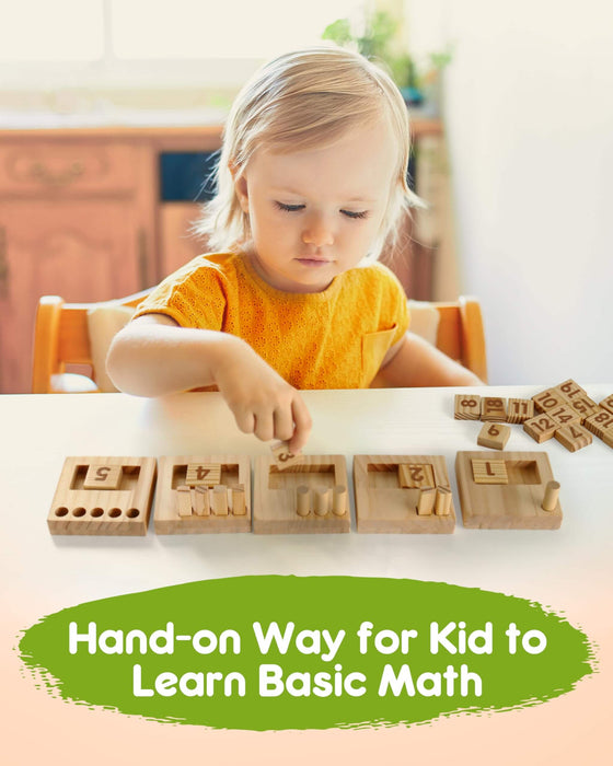 Wooden Counting Peg Boards