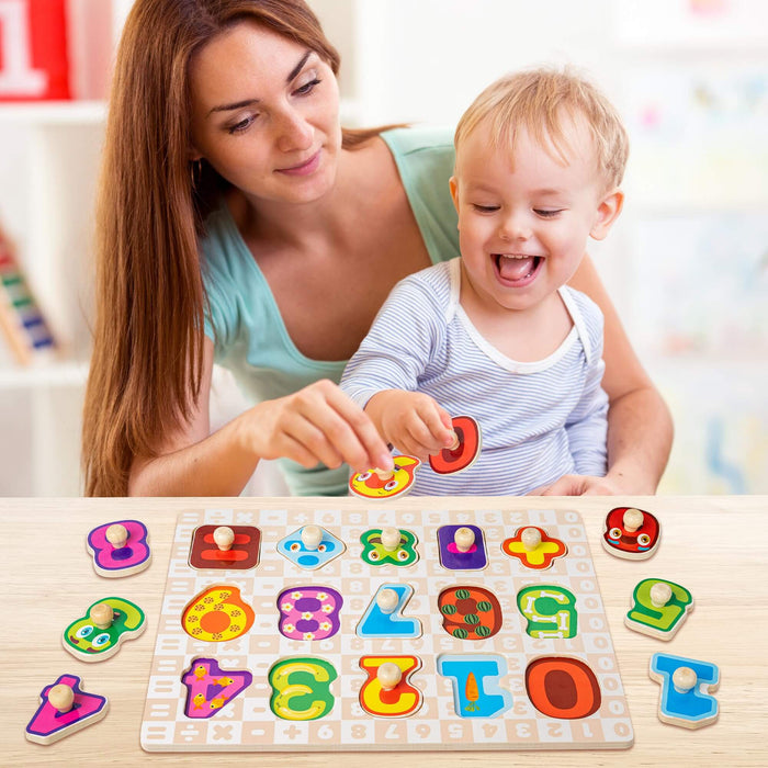 6XSET Puzzles for Toddlers 2-4 with Rack