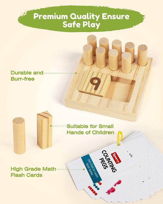 Wooden Counting Peg Boards